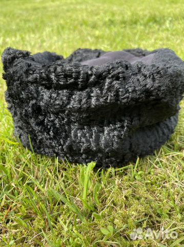 Шапка женская чёрная под каракульчу