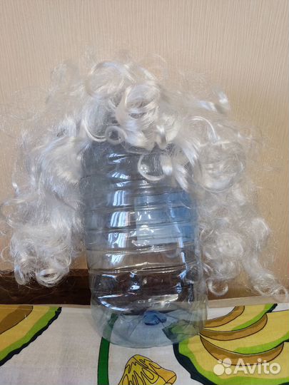 Борода и парик Деда Мороза люкс