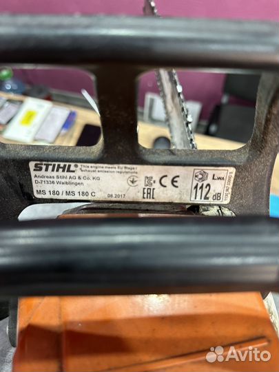 Бензопила stihl MS 180 16 40 см