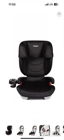 Автокресло babyton comfort fix eco black 15-36 кг