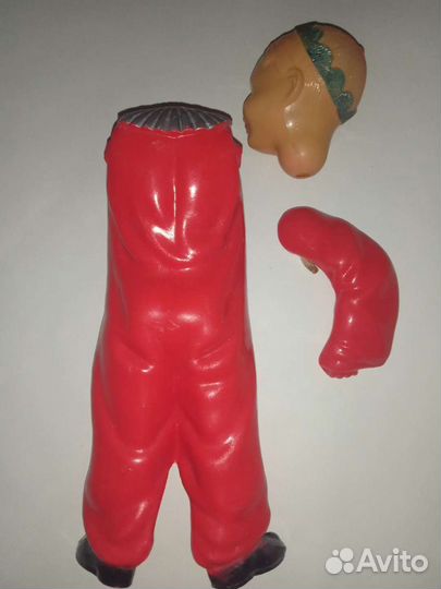 Клоун мальчик с шаром целлулоид зкб СССР