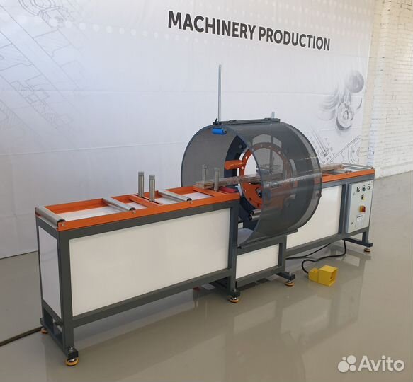 Горизонтальный (орбитальный) обмотчик в стрейч пле