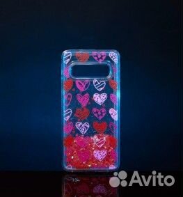 Чехлы силикон-блестки на Samsung серии S