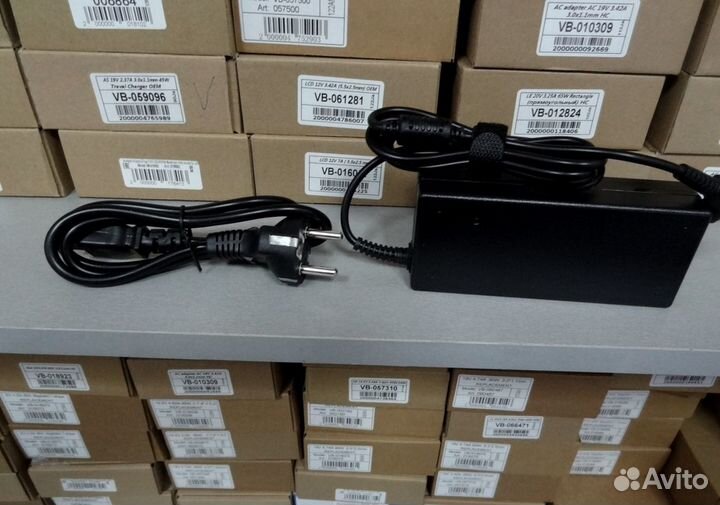 Блок питания для Asus K50AD с сетевым кабелем