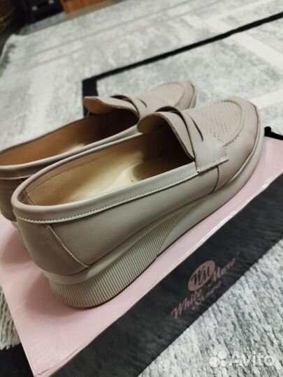 Лоферы женские натуральная кожа 43 р-р