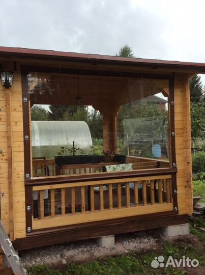 Мягкие окна из пвх 700 мкрн