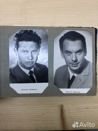 Альбом открыток звёзд кино 60-ых годов СССР 80штук