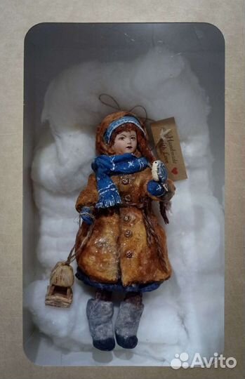 Кукла ватная ёлочная игрушка