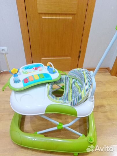 Ходунки Babyton (Зеленые) с ручкой