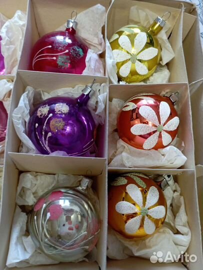 Елочные игрушки СССР