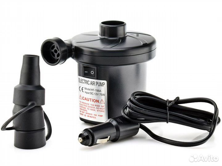 Насос электрический от сети и прикуривателя HT-202
