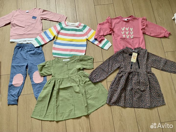 Пакет вещей на девочку 104 110