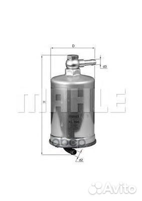 Топливный фильтр KL599 Mahle/Knecht