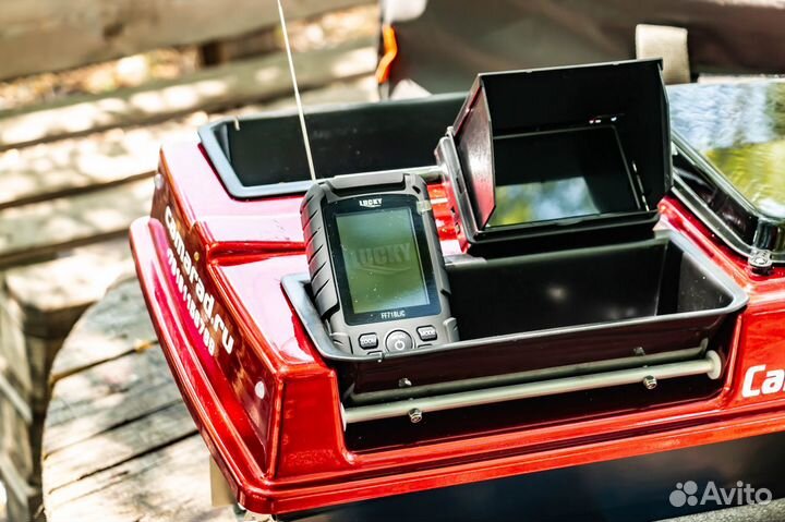 Карповый кораблик,камера,эхолот,акб 25А,сумка