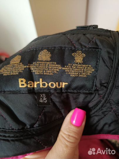 Куртка стеганая для девочки Barbour