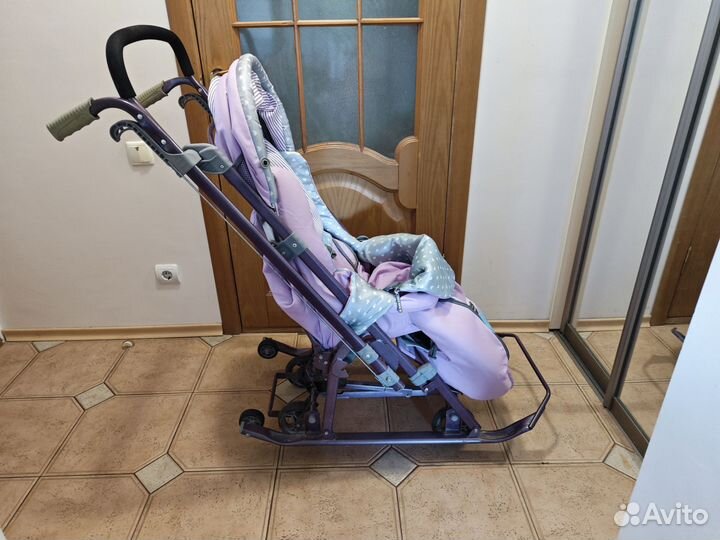 Детские санки коляска бу