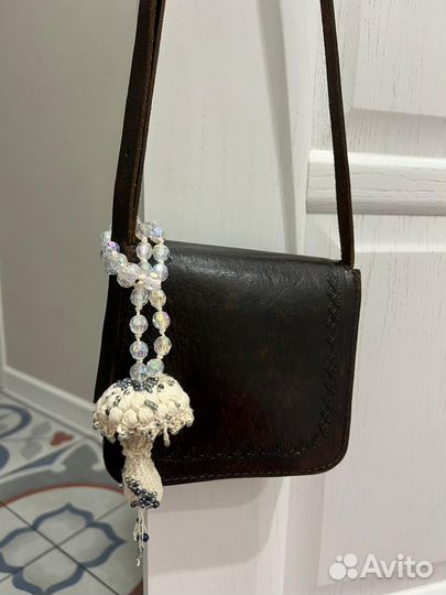 Обвес на сумку вязаный