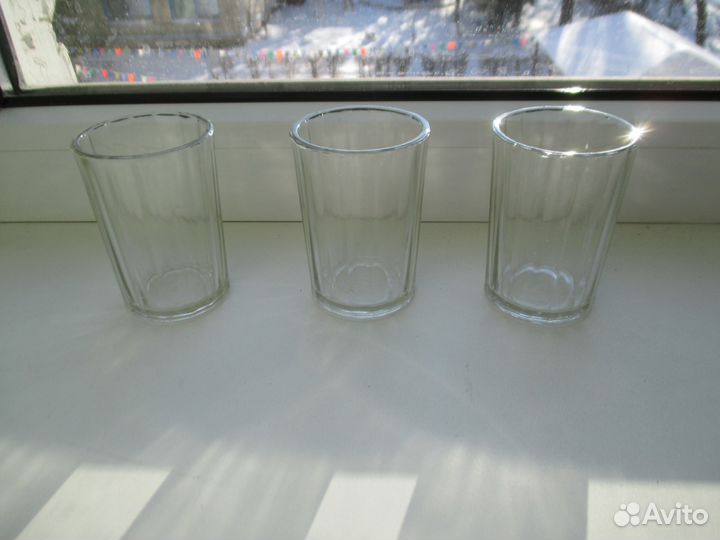 Стакан советский 100,200 граммовый