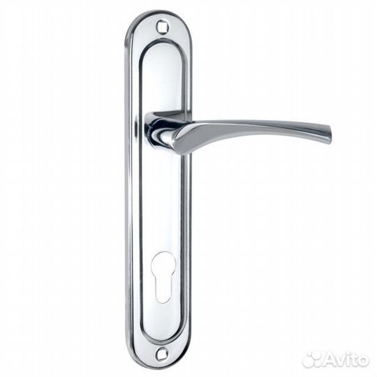 Ручка дверная на планке punto P90 8518 Crona CP 23