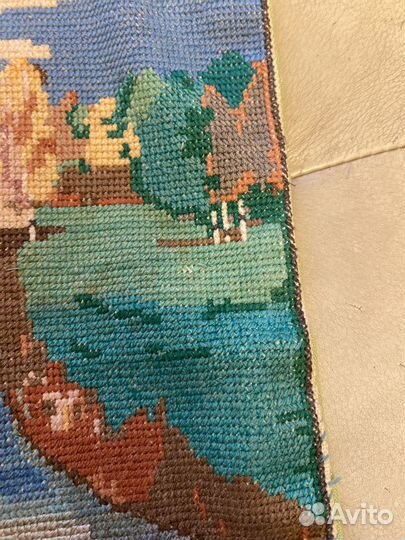 Наволочка вышитая СССР