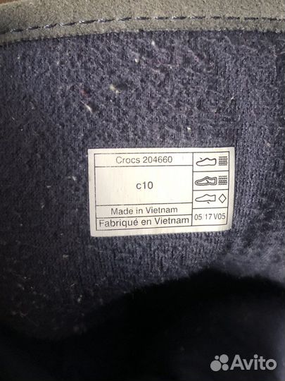 Сапоги crocs c10