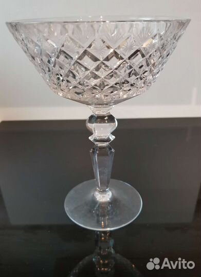 Ваза Хрустальная на ножке. СССР
