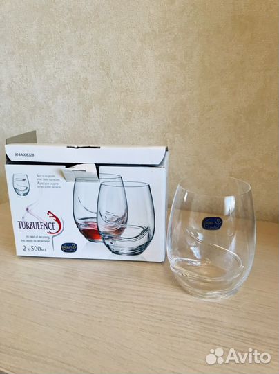 Стаканы Bohemia Crystal Turbulence, 500 мл, 2 шт