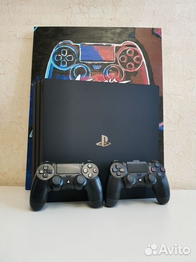 Sony Ps4 Pro 1tb 7208B +50 игр +2 Джойстика