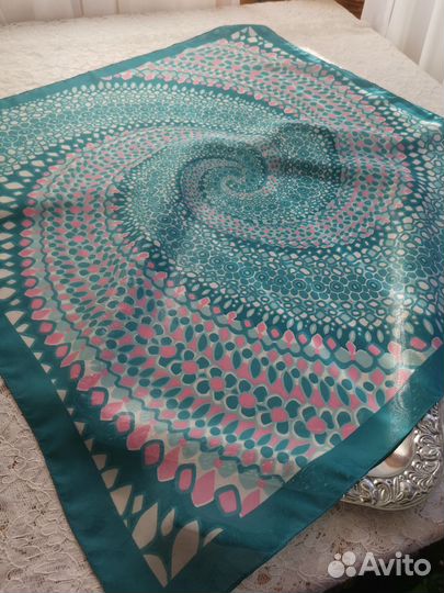 Винтажный платок италия ракушка