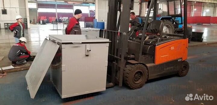 Мусорный евроконтейнер металлический 1,1 м3 L2180