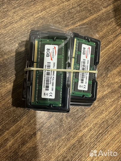 Новая Озу 8gb DDR3 DDR3l so-dimm дл ноутбука