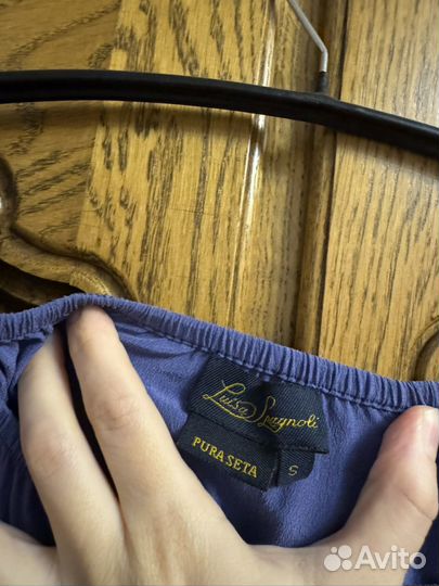 Luisa spagnoli платье из натурального шелка