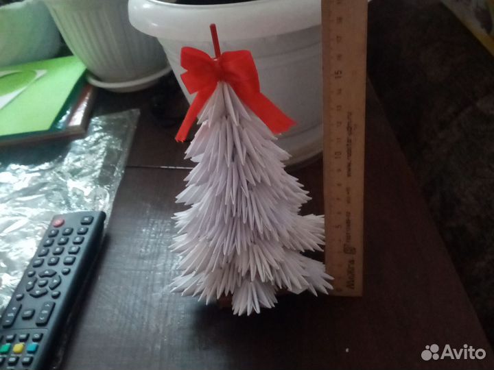 Поделка оригами Ёлочка