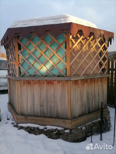 Беседка садовая из дерева