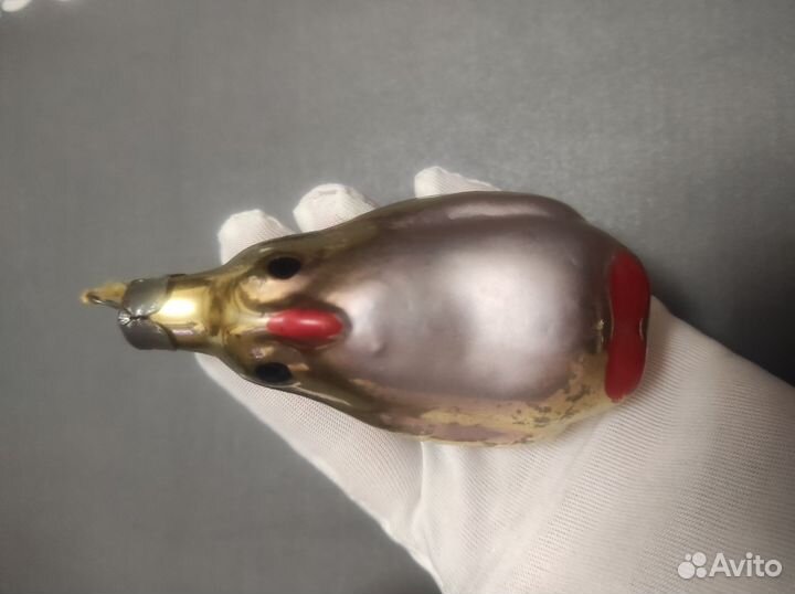 Елочная игрушка СССР пингвин