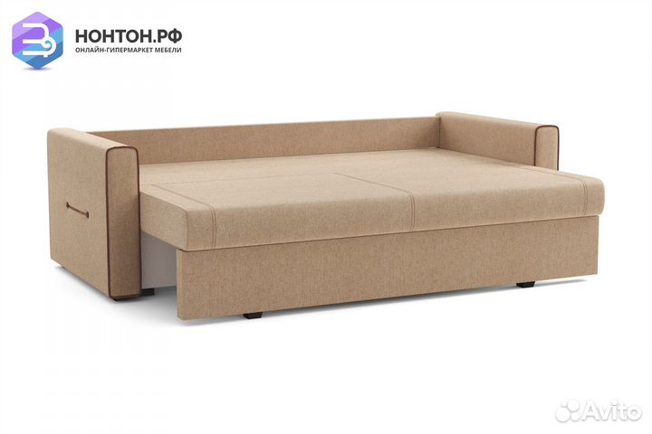 Диван еврокнижка Оригами бежевый