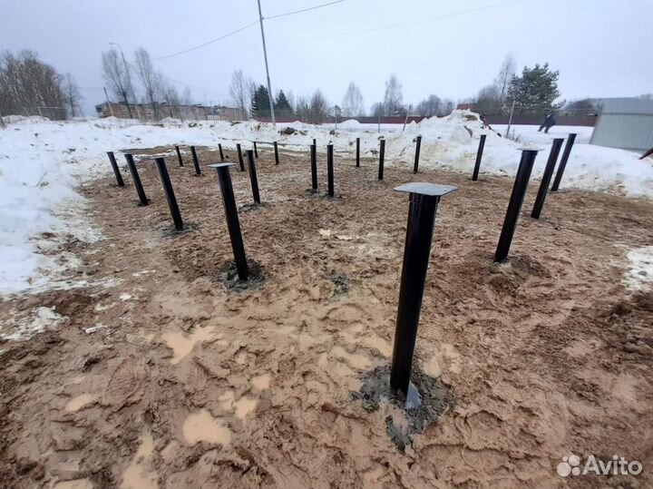 Винтовые сваи / Свайный фундамент под ключ