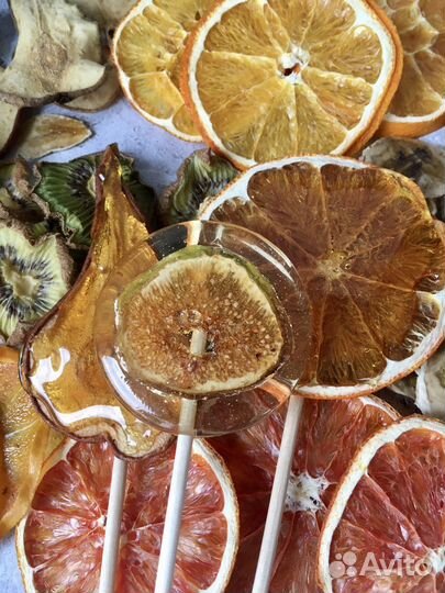 Фрукты в карамели