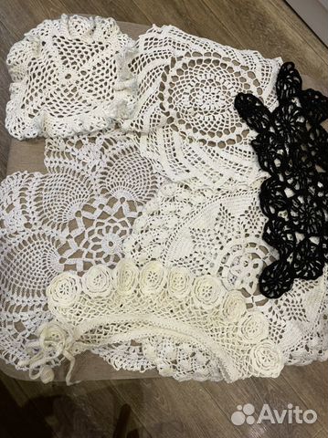 Вышивка 70 - е годы и салфетки