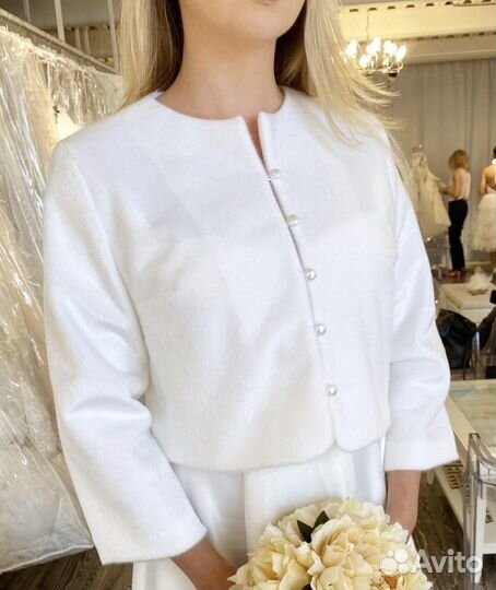 Жакет свадебный