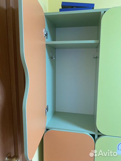 Шкафы детские для раздевалки б/у