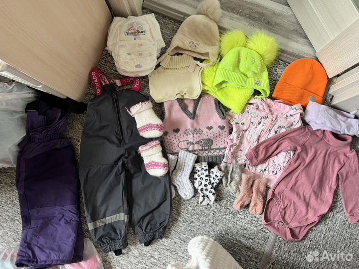 Детские вещи пакетом 74-86 девочка