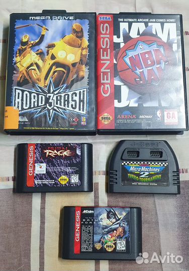 Лицензионные картриджи Sega