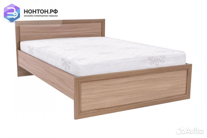 Кровать Классика 0.9 м шимо светлый