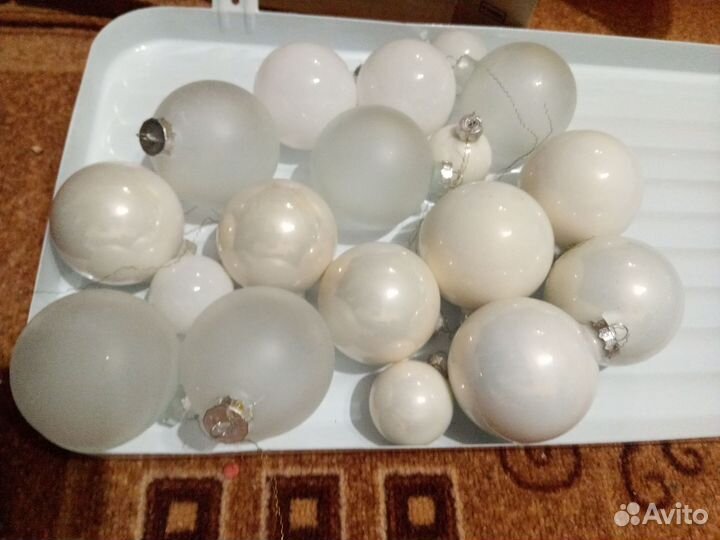 Елочные игрушки шары