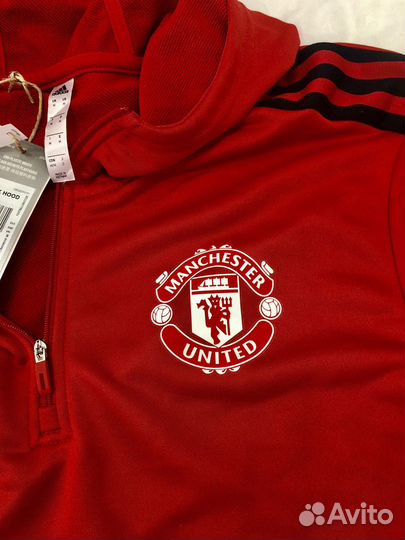 Футбольная тренировочная кофта адидас(Манчестер Ю)