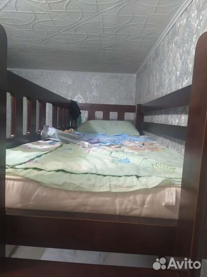 Двухъярусная кровать с диваном бу