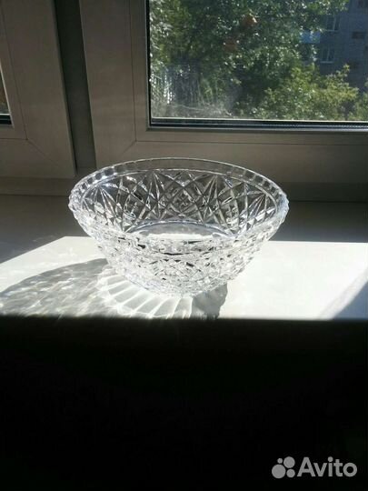 Ваза хрустальная