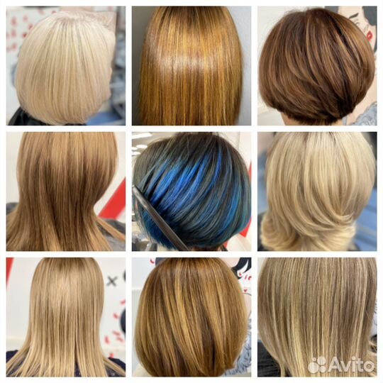 Кератин,ботокс,нанопластика.Окрашивание волос