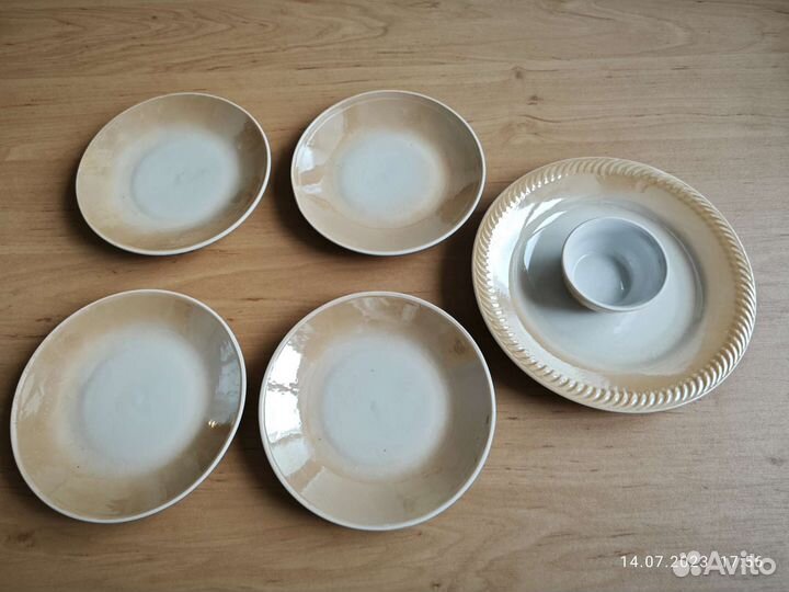 Посуда фарфоровая СССР, тарелки, чашки
